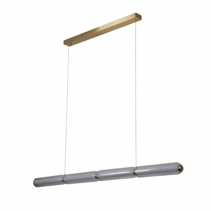 Elara Brass 3000K Dimmable Linear LED Pendant