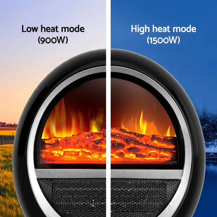 Electric Fireplace Fire Heaters 1500W - Appliances > Heaters