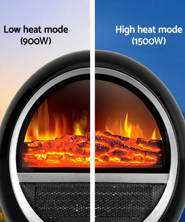 Electric Fireplace Fire Heaters 1500W - Appliances > Heaters