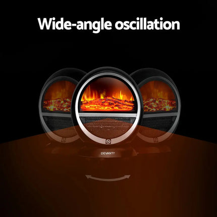 Electric Fireplace Fire Heaters 1500W - Appliances > Heaters