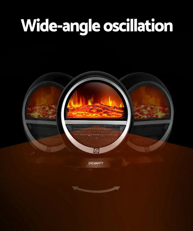 Electric Fireplace Fire Heaters 1500W - Appliances > Heaters