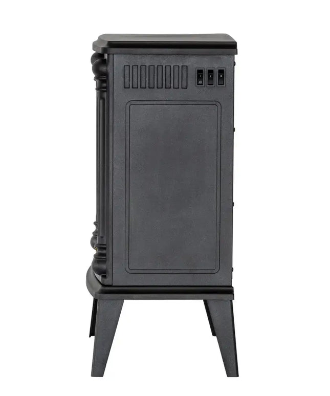 Electric Log Fireplace Heater with Overheat Protection - Appliances > Heaters