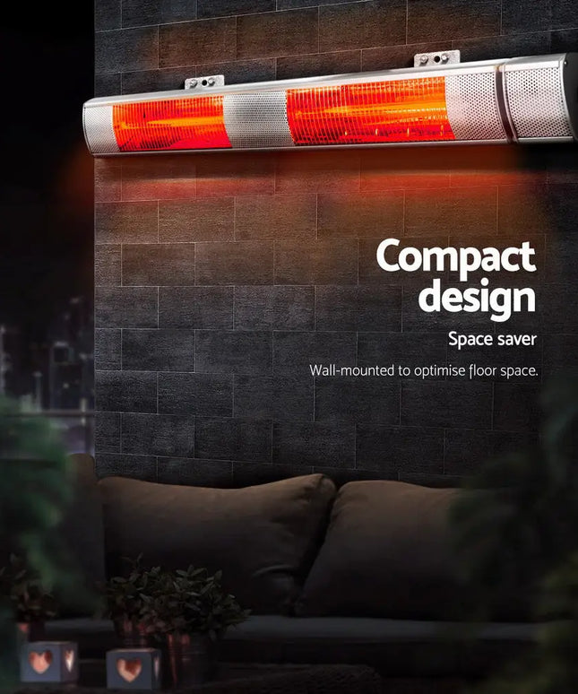 Electric Strip Heater Infrared Radiant Heaters 3000W - Appliances > Heaters