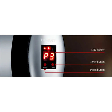 Electric Strip Heater Radiant Heaters 2000W - Remote Control - Appliances > Heaters