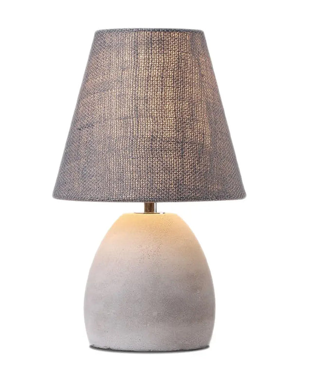 ELENA Elegant Modern Table Lamp Concrete E14 Lamp Base-Table Light-Dropli