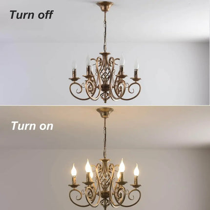 French Country Chandelier 6 Lights Rustic - Home & Garden > Lighting