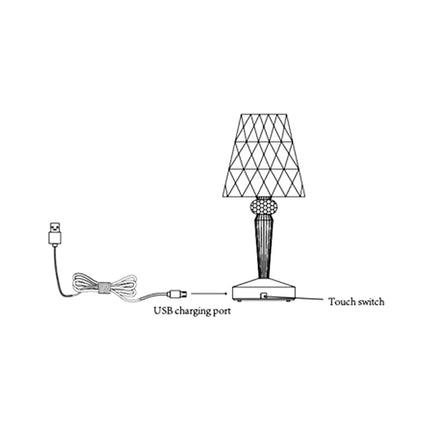 Eugenia Touch Table Lamp - Home & Garden > Lighting