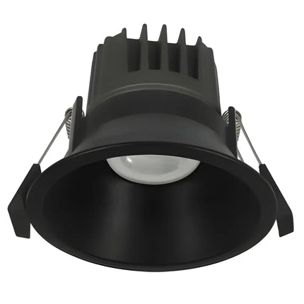 Eureka 12W Tri-Colour Dimmable LED Downlight - 90mm Cut Out - Black - Home & Garden > Lighting > Ceiling Lights