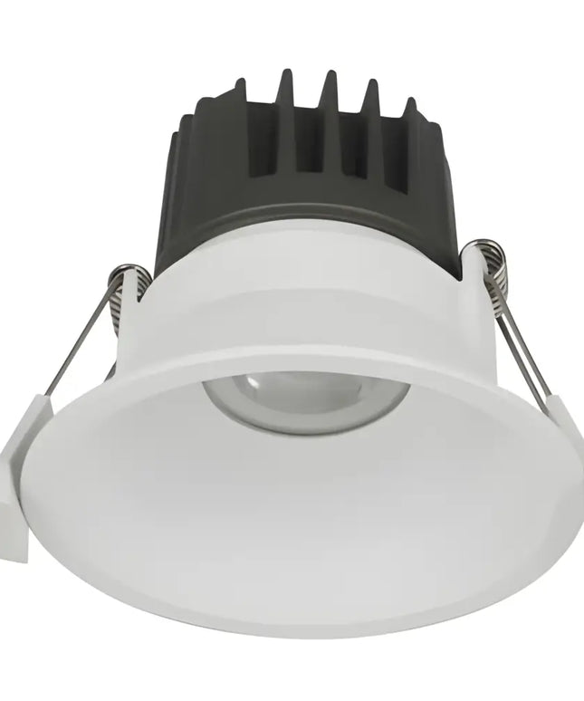 Eureka 12W Tri-Colour Dimmable LED Downlight - 90mm Cut Out - White - Home & Garden > Lighting > Ceiling Lights