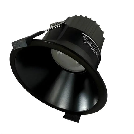 Eureka Tilt 12W Tri-Colour Dimmable LED Downlight - 90mm Cut Out - Black - Home & Garden > Lighting