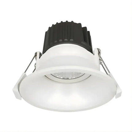 Eureka Tilt 12W Tri-Colour Dimmable LED Downlight - 90mm Cut Out - White - Home & Garden > Lighting