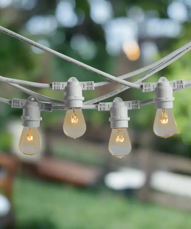 10m White Festoon String Lights with 10 Bulb 240V Liquidleds, Festoon String, 10m-white-festoon-string-lights-with-10-bulb-240v