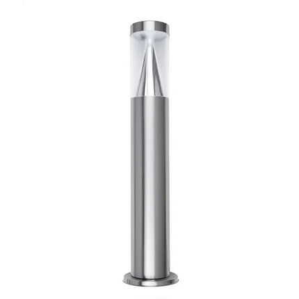 Exterior 12V LED Bollard Light 6W 3000K 316 Stainless Steel With Flange IP67 - PORTUS1FLSS-Bollard Lights-CLA Lighting