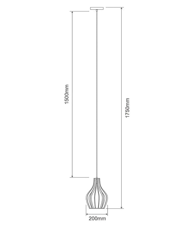 Felix Natural Timber Pendant Light