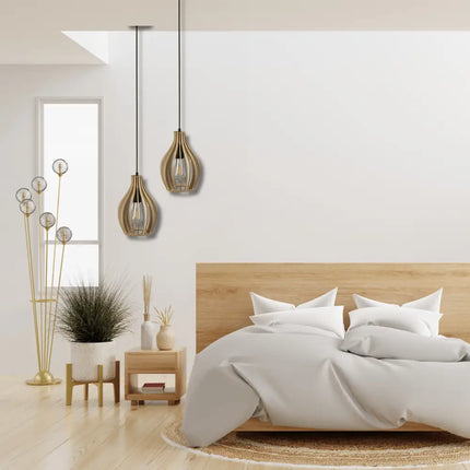 Felix Natural Timber Pendant Light