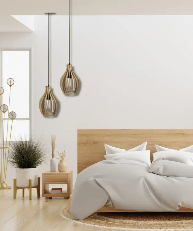 Felix Natural Timber Pendant Light