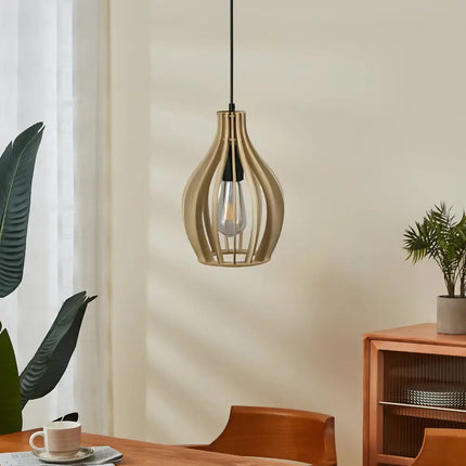 Felix Natural Timber Pendant Light