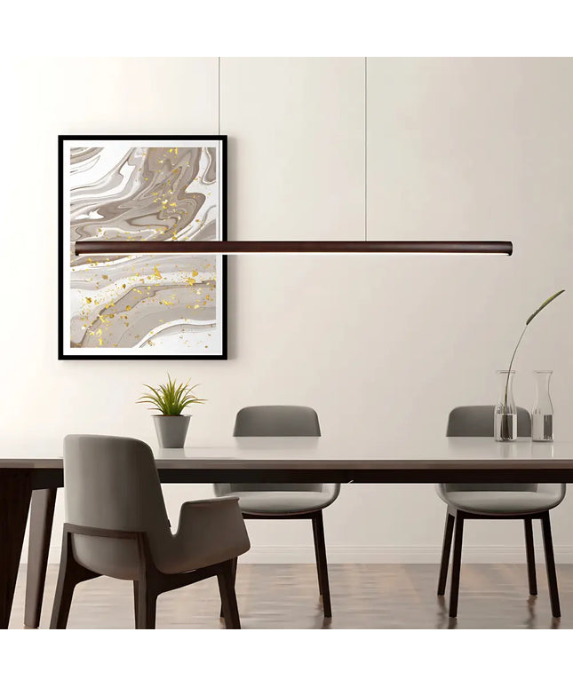 Freya Walnut Tri-Colour LED Pendant Light