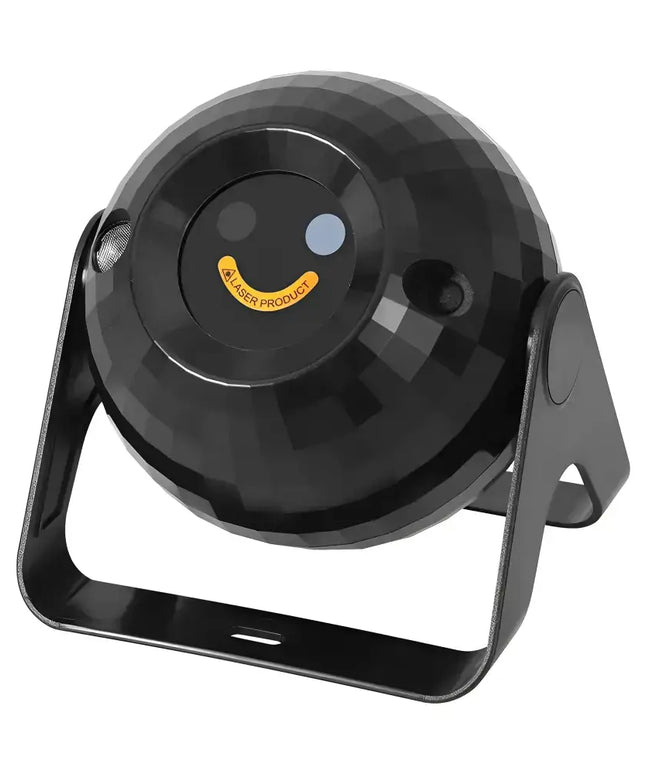 Black disco ball laser light from Gardeon Projector Party Light Stage LED RGB DJ Lamp Bluetooth Music