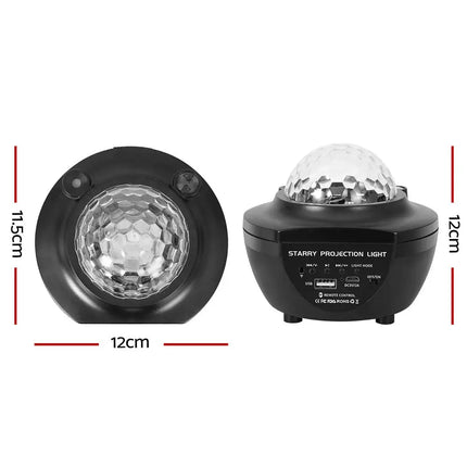 Gardeon Projector Party Night Light LED Galaxy Starry Sky Ocean Star Lamp Music - Occasions > Party Lights > Coloured