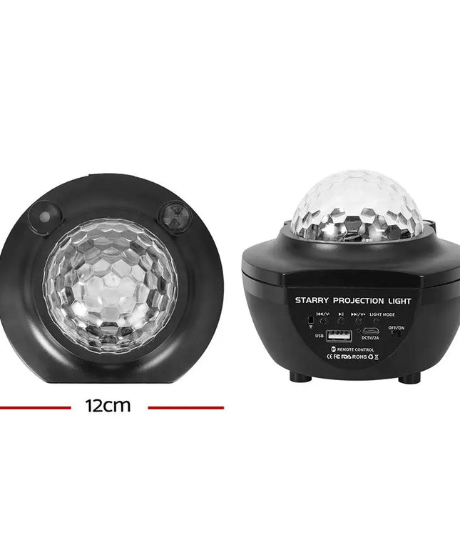 Gardeon Projector Party Night Light LED Galaxy Starry Sky Ocean Star Lamp Music - Occasions > Party Lights > Coloured