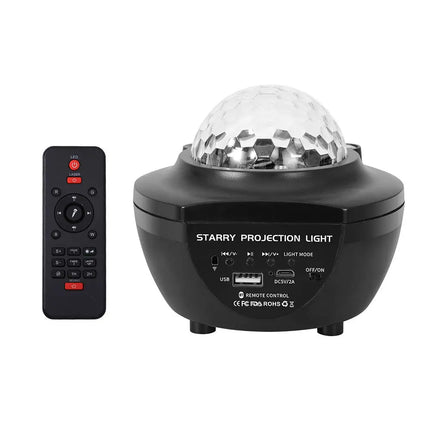 Gardeon Projector Party Night Light LED Galaxy Starry Sky Ocean Star Lamp Music - Occasions > Party Lights > Coloured