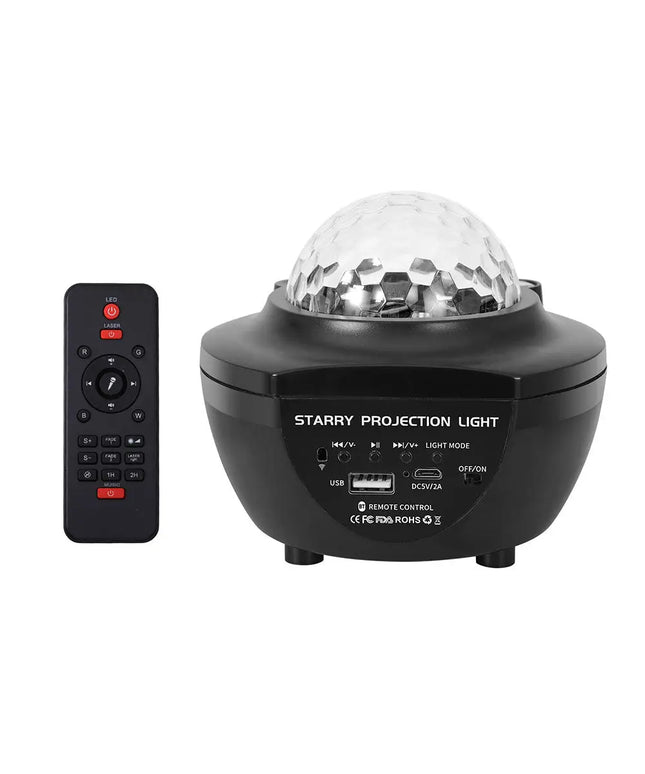 Gardeon Projector Party Night Light LED Galaxy Starry Sky Ocean Star Lamp Music - Occasions > Party Lights > Coloured