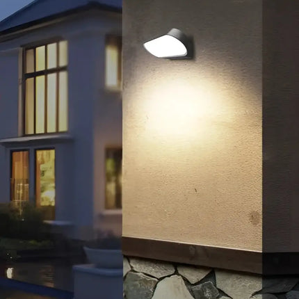 GLANS Exterior LED Surface Mounted Wall Light Dark Grey 13W 3000K IP65 - GLANS03-Exterior Wall Lights-CLA Lighting