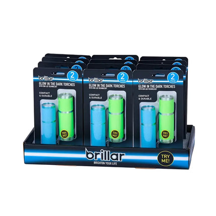 Glow in the Dark Torches 2pk-Flashlights-Brillar