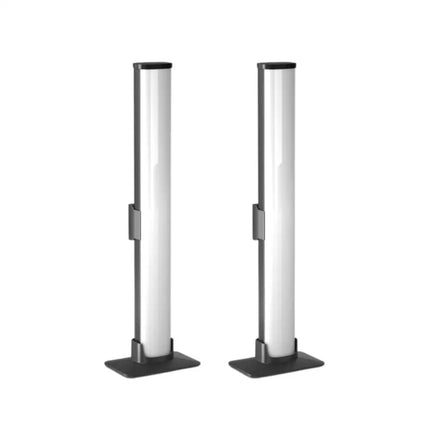 White stanchions from GOMINIMO Smart LED RGB Flow Light Bars 2pcs product display