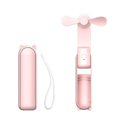 GOMINIMO USB Rechargeable Portable Handheld Fan with 3 Speed(Pink) GO-HF-101-XHT - Appliances > Fans