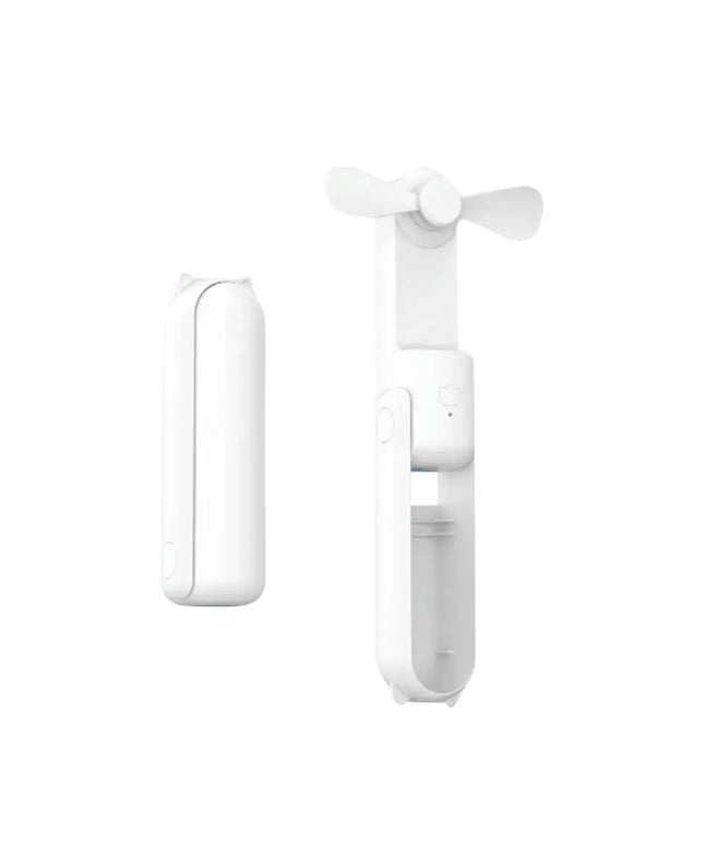 GOMINIMO USB Rechargeable Portable Handheld Fan with 3 Speed(White) GO-HF-100-XHT - Appliances > Fans