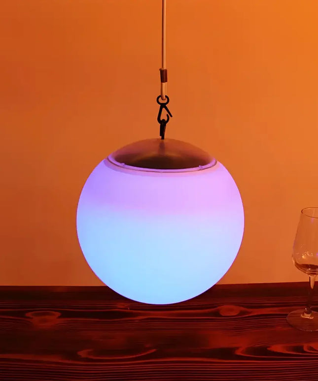 HANGING BALL - LED Pendant - Solar + DC Power-PENDANT-Lexi Lighting
