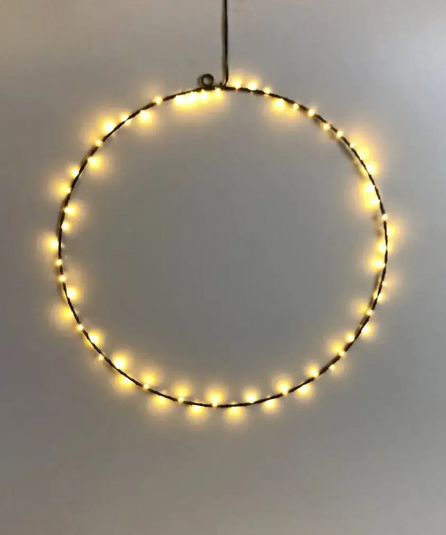 Hanging Ring with Dual Colour LED - 2 Size Options-Christmas Ceiling&Wall Decoration-Lexi Lighting