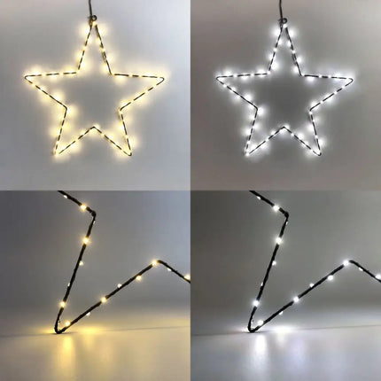 Hanging Star with Dual Color LED - 2 Size Options-Christmas Ceiling&Wall Decoration-Lexi Lighting