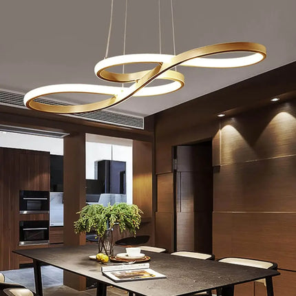 Harmony Musical Note Dimmable LED Pendant Gold - Home & Garden > Lighting