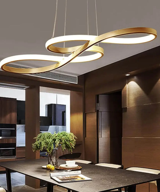 Harmony Musical Note Dimmable LED Pendant Gold - Home & Garden > Lighting