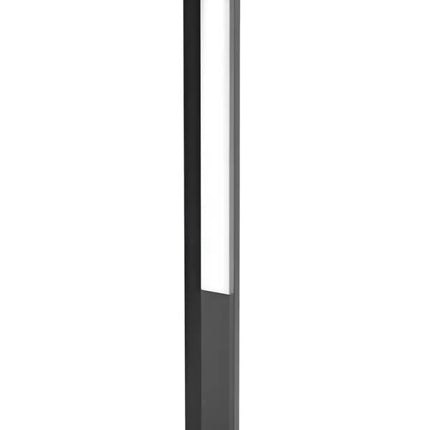 HATHOR Exterior LED Bollard Dark Grey 13W 3000K IP54 800mm - HATHOR3-Bollard Lights-CLA Lighting