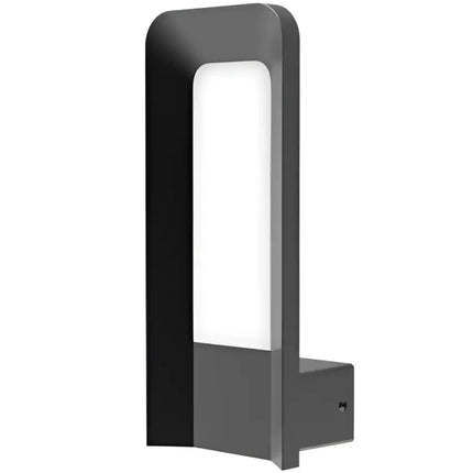 HATHOR Exterior LED Wall Light Dark Grey 9W 3000K IP54 - HATHOR1-Exterior Wall Lights-CLA Lighting