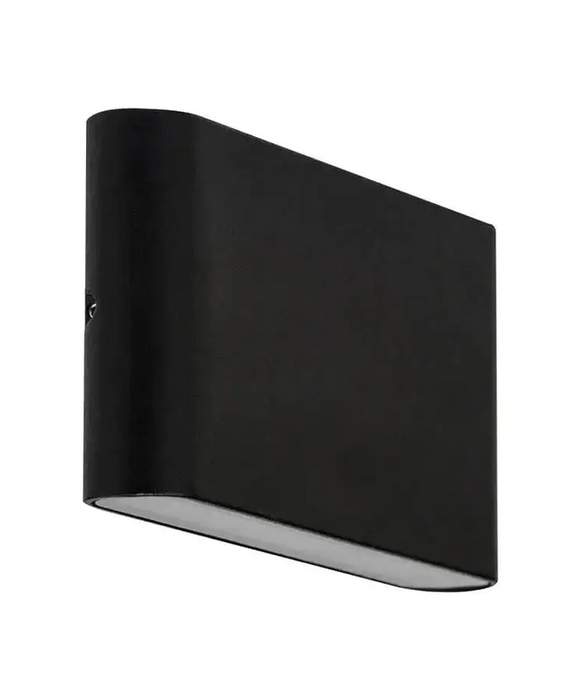 HAYDEN 12W Up/Down Matt Black LED Wall Lamp IP54-General-COPY