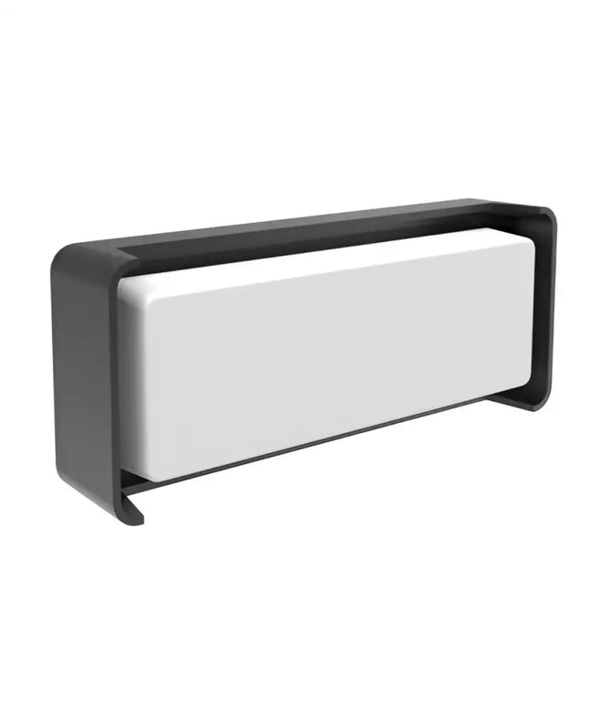 HEKA LED Exterior Wall Light Dark Grey 13W 3000K IP65 - HEKA1-Exterior Wall Lights-CLA Lighting
