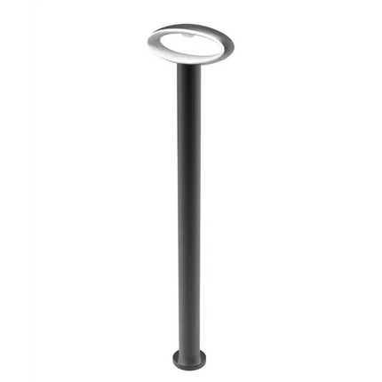 HORUS Exterior LED Bollard Long Black 9W 3000K IP54 800mm - HORUS4-Bollard Lights-CLA Lighting