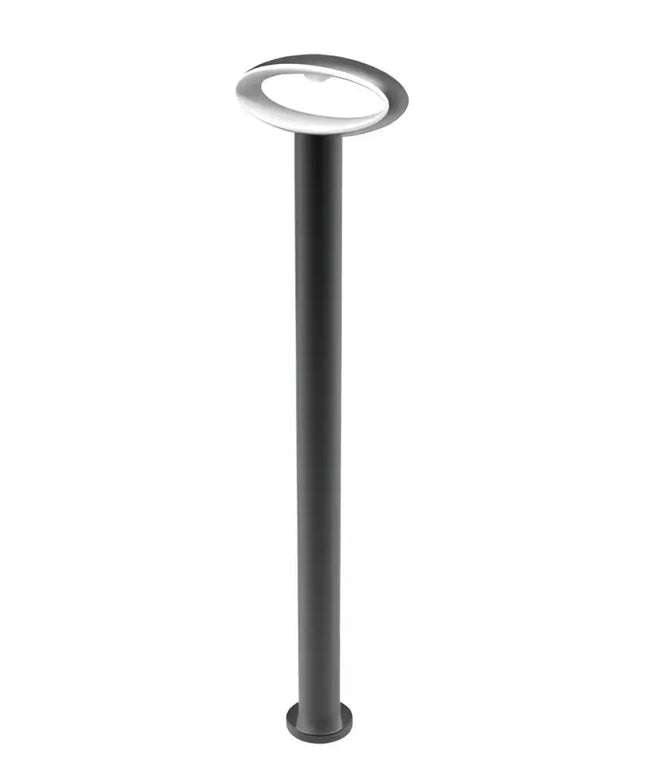 HORUS Exterior LED Bollard Long Black 9W 3000K IP54 800mm - HORUS4-Bollard Lights-CLA Lighting