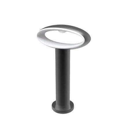 HORUS Exterior LED Bollard Short Black 9W 3000K IP54 300mm - HORUS2-Bollard Lights-CLA Lighting