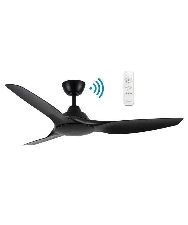 Martec Impact 52’’ DC Smart Ceiling Fan With WIFI Remote Control | Black - Appliances > Fans > Ceiling Fans
