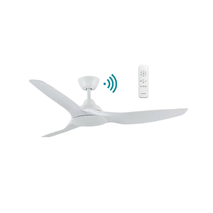 Martec Impact 52’’ DC Smart Ceiling Fan With WIFI Remote Control | White - Appliances > Fans > Ceiling Fans