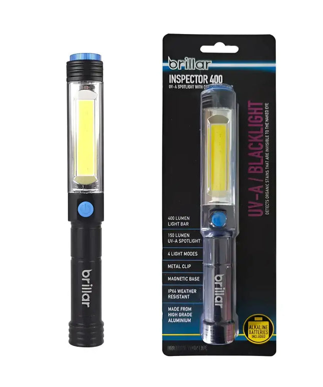 Inspector - 400 Lumen UV Battery Spotlight-Flashlights-Brillar
