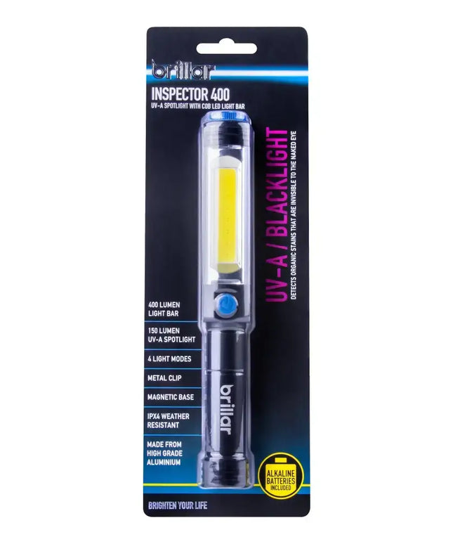 Inspector - 400 Lumen UV Battery Spotlight-Flashlights-Brillar