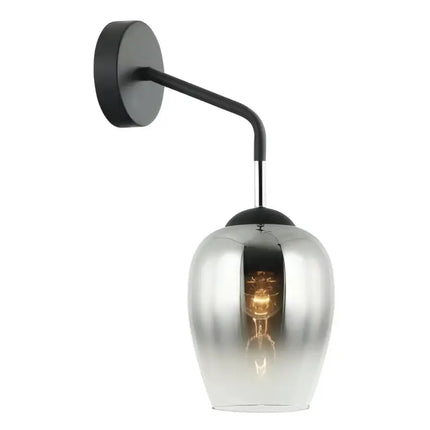 Interior Wine Glass 1 Light Wall Light Black / Chrome - VINUM1W-Wall Sconce-CLA Lighting