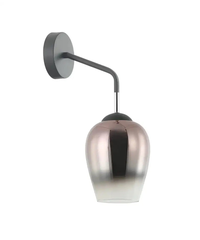 Interior Wine Glass 1 Light Wall Light Black / Copper - VINUM2W-Wall Sconce-CLA Lighting